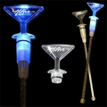 Light Up Stir Stick - Blue - Martini